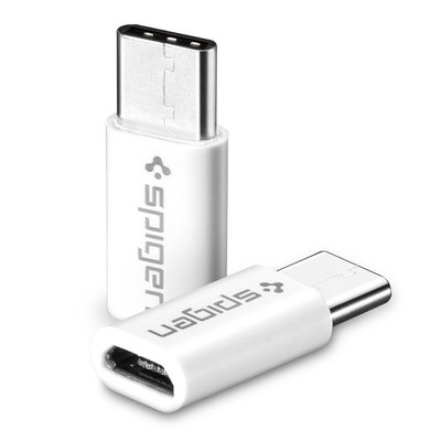 Адаптер Spigen Essential CAMC2 MicroUSB to USB-C (SGP11881) SGP11881 фото