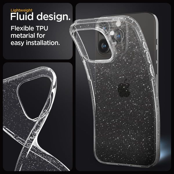 Чохол Spigen для iPhone 15 Pro - Liquid Crystal Glitter, Crystal Quartz (ACS06701) ACS06701 фото