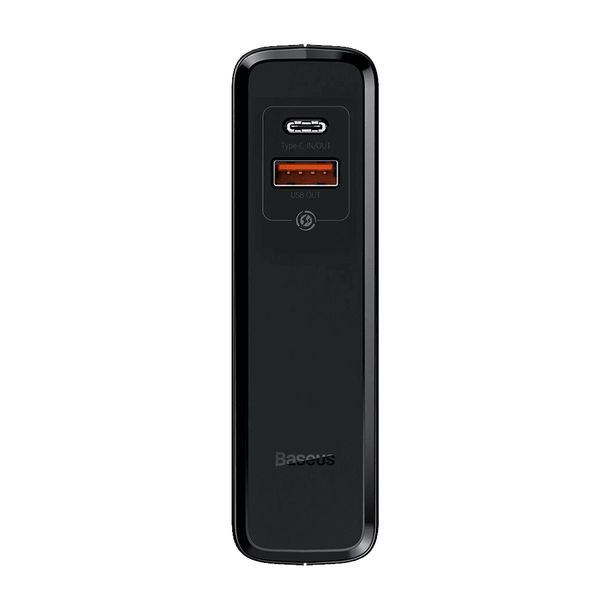 Мережевий ЗП + зовнішній акумулятор Baseus GaN Charger 2in1 Quick Charger & Power Bank, Black (PPNLD-C01) 220461 фото