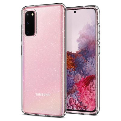 Чохол Spigen для Samsung Galaxy S20 Liquid Crystal Glitter, Crystal Quartz (ACS00995) ACS00995 фото