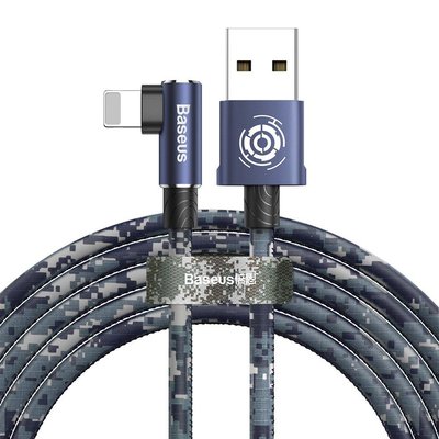 Кабель USB Baseus Camouflage mobile game to Lightning 2m, Blue (CALMC-B03) CALMC-B03 фото