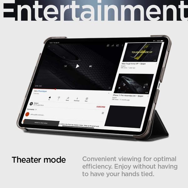 Чохол Spigen для iPad Air 4 (2020) та Air 5 (2022) - 10.9" - Smart Fold, Black (ACS02050) ACS02050 фото