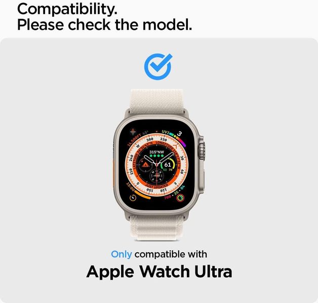 Захисне скло Spigen для Apple Watch Ultra 2/1 (49mm) EZ FiT GLAS.tR (2шт), (AGL05556) AGL05556 фото