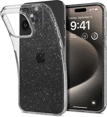 Чехол Spigen для iPhone 15 Pro Max - Liquid Crystal Glitter, Crystal Quartz (ACS06559) ACS06559 фото