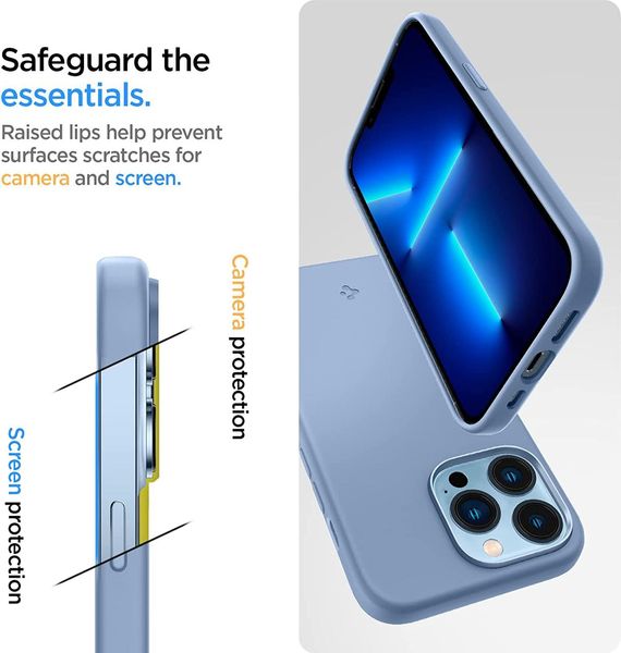 Чохол Spigen для iPhone 13 Pro - Silicone Fit MAG, Sierra Blue (ACS04088) ACS04088 фото