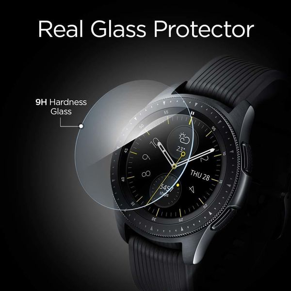 Захисне скло Spigen для Samsung Galaxy Watch (42mm) GLAS.tR Slim, 3шт (600GL25075) 600GL25075 фото