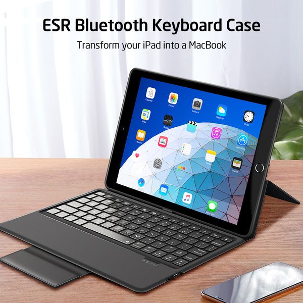 Чехол - клавиатура ESR для iPad Pro 12.9 (2018) Bluetooth Keyboard, Black (4894240084014) 84014 фото