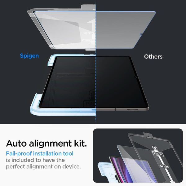 Захисне скло Spigen для Galaxy Tab S9 Ultra (14.6") - EZ FIT GLAS.tR (1 шт), Clear (AGL06998) AGL06998 фото