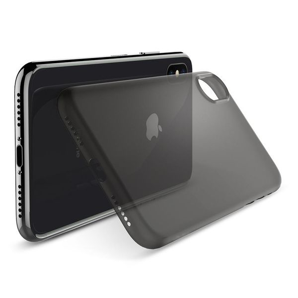 Чохол Spigen для iPhone XS/X, Air Skin, Black (063CS24910) 063CS24910 фото