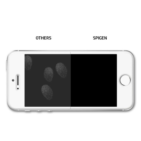 Захисне скло Spigen для iPhone SE/5S/5 (041GL20597) + Безплатна наклейка 041GL20597 фото