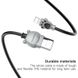 Кабель Baseus Lightning Bear Cable 1m, Black-Grey (CALBE-0G) 268616 фото 2