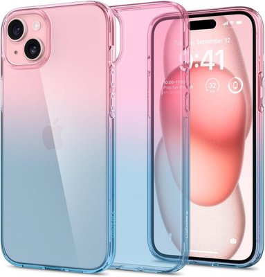 Чехол Spigen для iPhone 15 - Liquid Crystal, Gradation Pink (ACS06787) ACS06787 фото