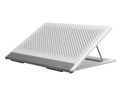 Подставка Baseus для ноутбука Let''s go Mesh Portable Laptop Stand, White+Gray (SUDD-2G) 215412 фото