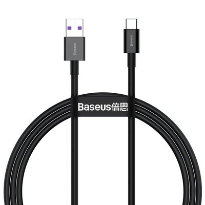 Кабель Baseus Type-C Superior Series Fast Charging Data Cable 66W 1m, Black (CATYS-01) 205499 фото