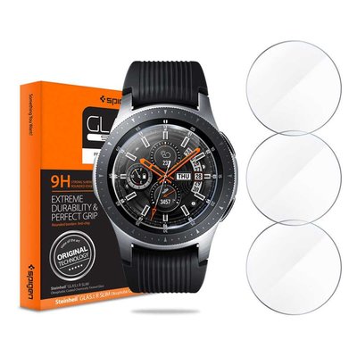 Защитное стекло Spigen для Samsung Galaxy Watch (46mm) GLAS.tR Slim, 3шт (603GL25595) 603GL25595 фото