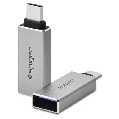 Адаптер Spigen Essential CA300 USB-A to USB Type-C (000AD21244) 000AD21244 фото