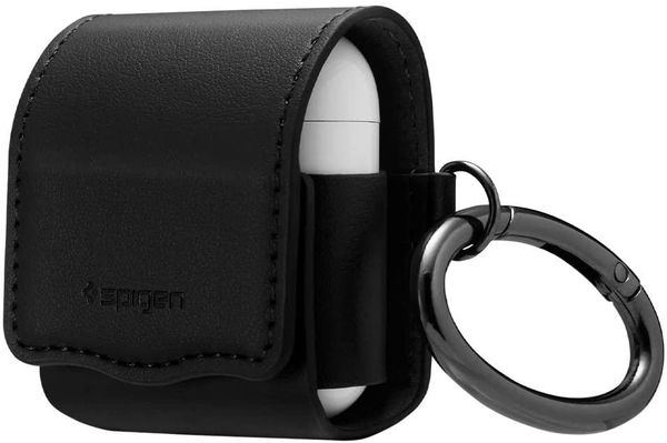 Шкіряний чохол Spigen для AirPods 2/1, (074CS26413) 074CS26413 фото