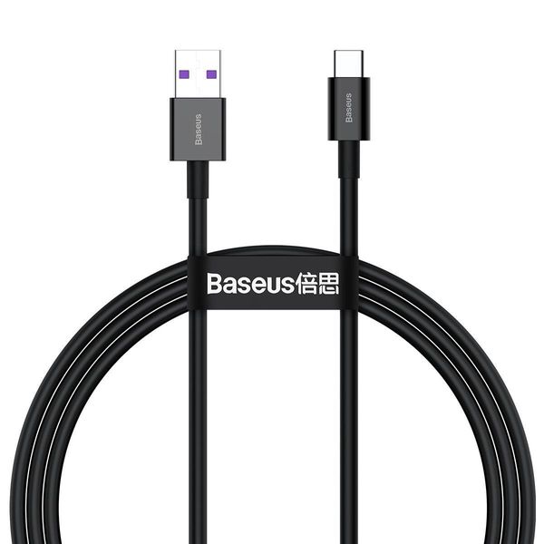 Кабель Baseus Type-C Superior Series Fast Charging Data Cable 66W 1m, Black (CATYS-01) 205499 фото