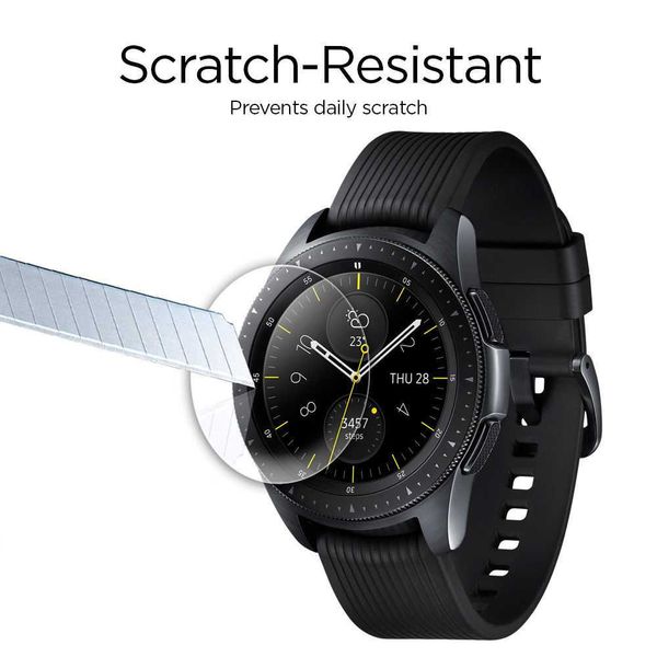 Захисне скло Spigen для Samsung Galaxy Watch (46mm) GLAS.tR Slim, 3шт (603GL25595) 603GL25595 фото