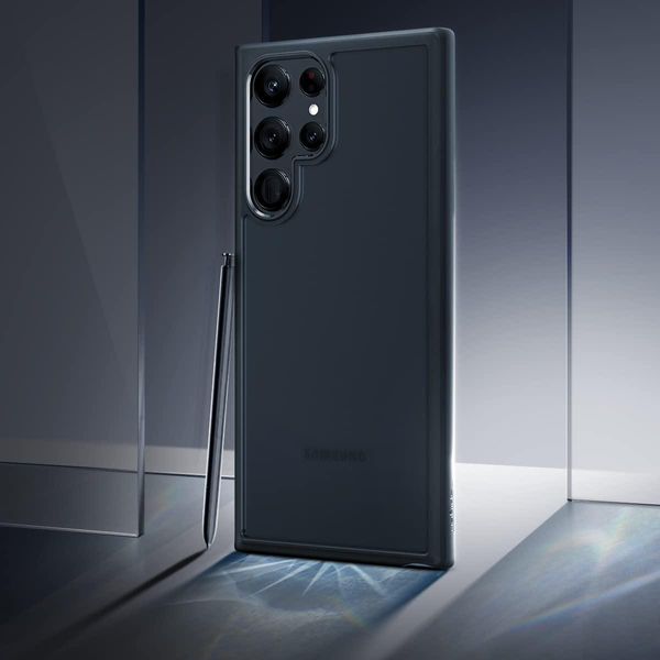 Чохол Spigen для Samsung Galaxy S22 Ultra - Ultra Hybrid, Frost Black (ACS03920) ACS03920 фото