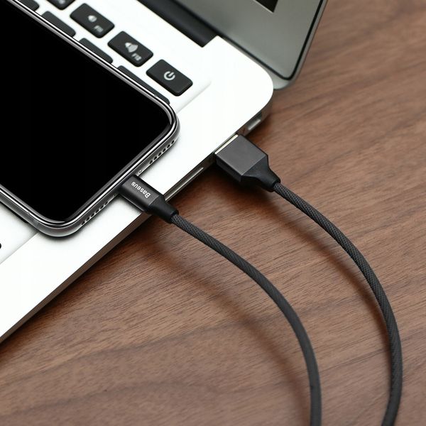 Кабель Baseus Yiven Cable USB Lightning 1.8m, Black (CALYW-A01) 253667 фото