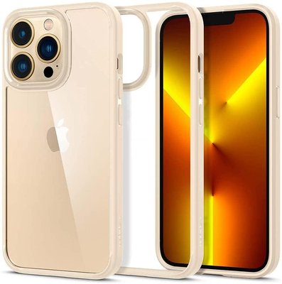 Чехол Spigen для iPhone 13 Pro (6.1") - Ultra Hybrid, Sand Beige (ACS03265) ACS03265 фото