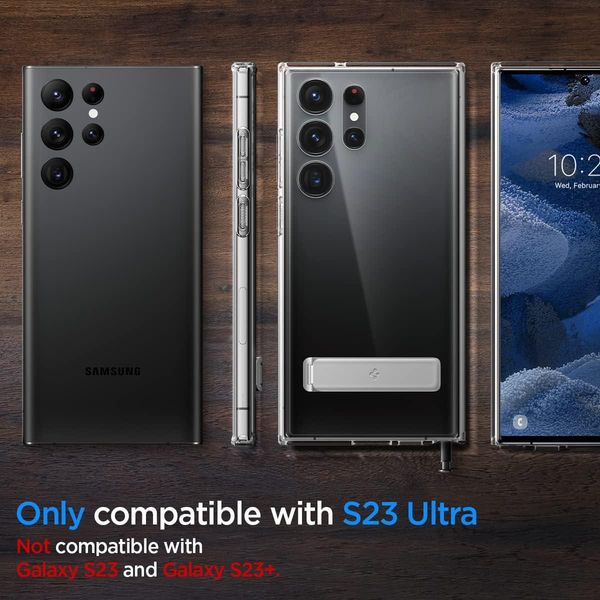 Чохол Spigen для Samsung Galaxy S23 Ultra - Ultra Hybrid S, Crystal Clear (ACS05622) ACS05622 фото