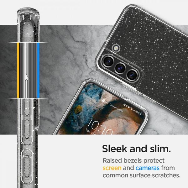 Чохол Spigen для Samsung Galaxy S22 — Glitter, Crystal Quartz (ACS03985) ACS03985 фото