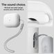 Чехол Spigen для Apple AirPods Pro 2 - Silicone Fit, White/Gray (ACS05811) ACS05811 фото 3