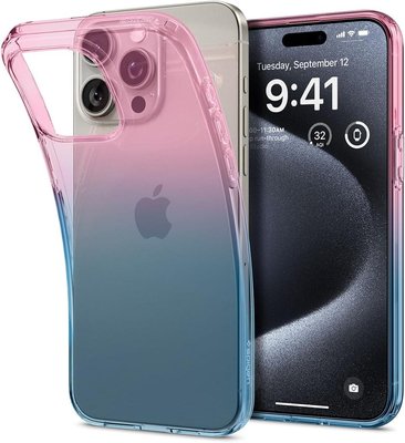 Чохол Spigen для iPhone 15 Pro - Liquid Crystal, Gradation Pink (ACS06700) ACS06700 фото