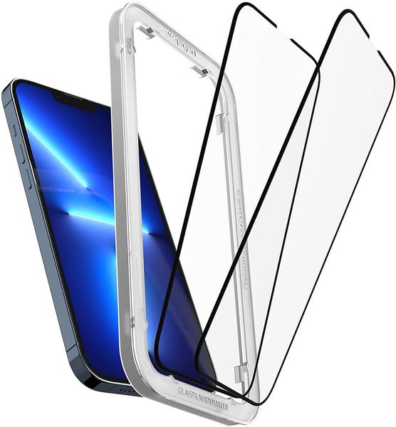 Защитное стекло Spigen для iPhone 14 Plus / iPhone 13 Pro Max - Glas.tR AlignMaster (2 шт), Black (AGL03377) AGL03377 фото