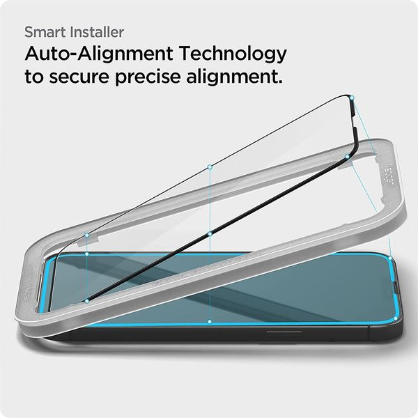 Защитное стекло Spigen для iPhone 14 Plus / iPhone 13 Pro Max - Glas.tR AlignMaster (2 шт), Black (AGL03377) AGL03377 фото