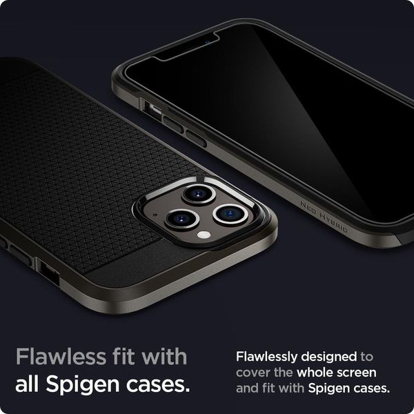 Захисне скло Spigen для iPhone 12 Pro Max EZ FIT GLAS.tR Screen Protector (2 шт), Clear (AGL01791) AGL01791 фото