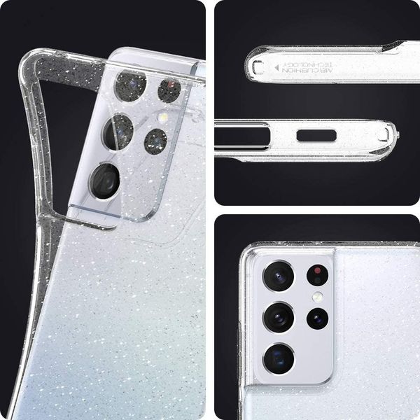 Чохол Spigen для Samsung Galaxy S21 Ultra — Glitter, Crystal Quartz (ACS02348) ACS02348 фото