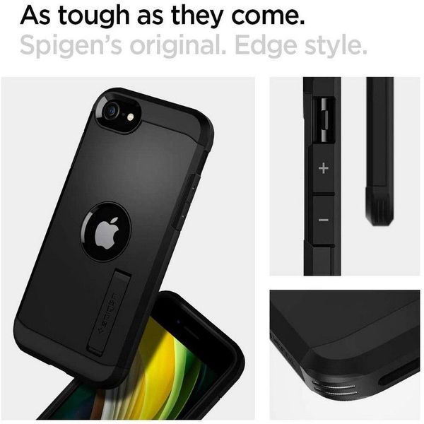Чехол Spigen для iPhone SE 2022/ 2020/ 8/ 7, Tough Armor XP, Black (ACS00950) ACS00950 фото