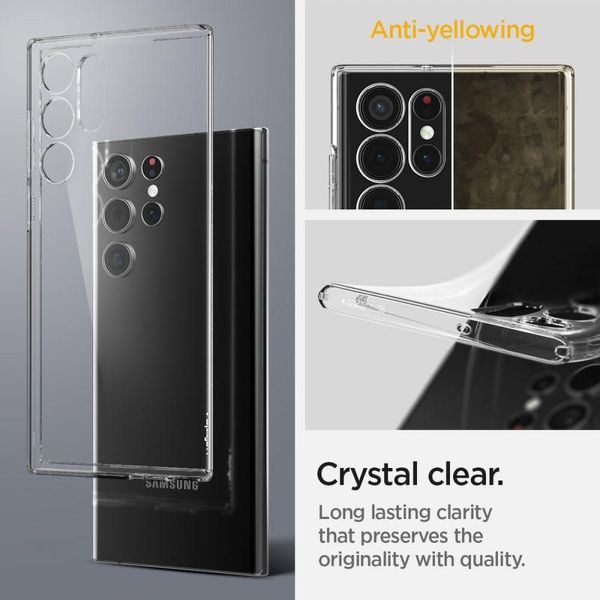 Чохол Spigen для Samsung Galaxy S22 Ultra - Liquid Crystal, Crystal Clear (ACS03912) ACS03912 фото