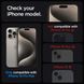 Захисне скло Spigen для iPhone 15 Pro Max - EZ FIT GLAS.tR (2 шт), Black (AGL06873) AGL06873 фото 2