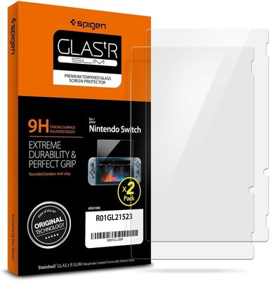 Защитное стекло Spigen для Nintendo Switch, 2шт (R01GL21523) R01GL21523 фото