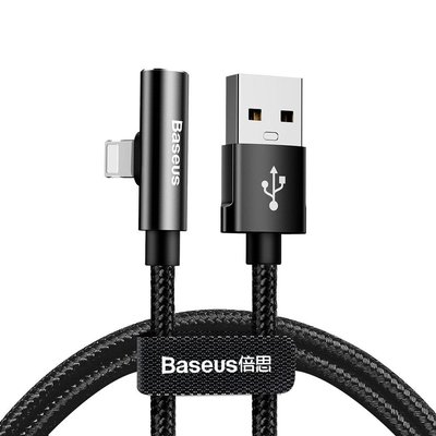Кабель Baseus Lightning Rhythm Bent Audio adapter Connector 2.4A 1.2m, Black (CALLD-B01) 291782 фото
