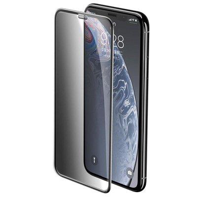 Защитное стекло Baseus для iPhone XR Curved Privacy, Black (SGAPIPH61-WC01) SGAPIPH61-WC01 фото