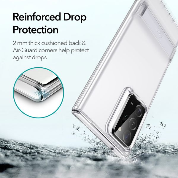 Чохол ESR для Samsung Galaxy Note 20 Ultra Air Shield Boost (Metal Kickstand), Clear (3C01200420101) 117484 фото
