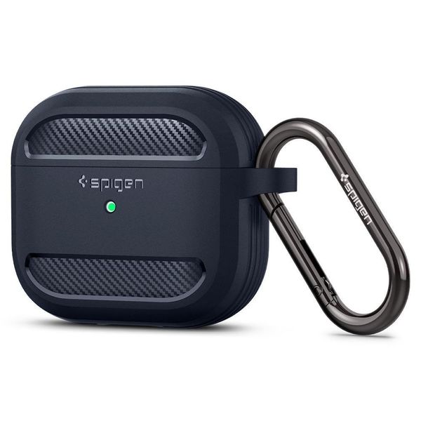 Чехол Spigen для Apple AirPods 3 - Rugged Armor, Charcoal Grey (ASD01980) ASD01980 фото