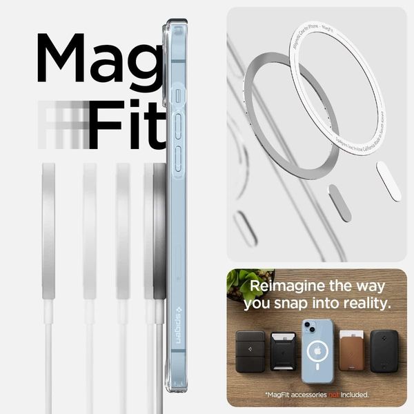 Чохол Spigen для iPhone 14 - Ultra Hybrid MagSafe, White (ACS05048) ACS05048 фото