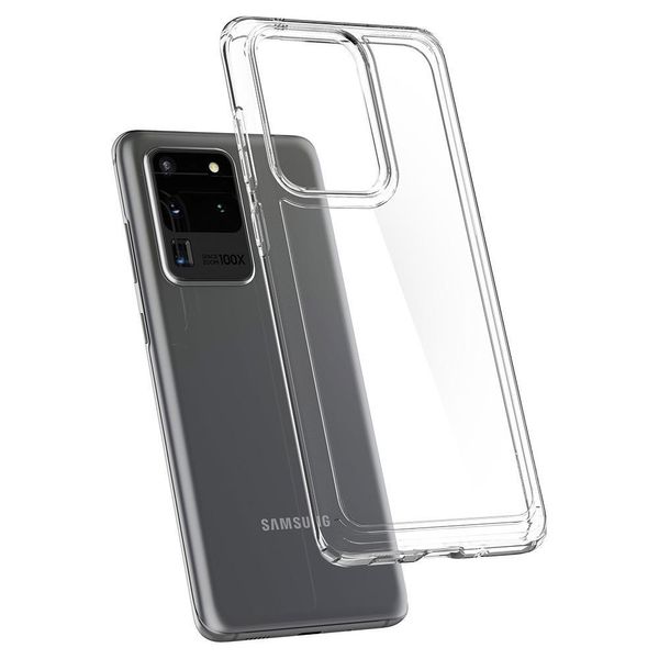 Чохол Spigen для Samsung Galaxy S20 Ultra серії Ultra Hybrid, Crystal Clear (ACS00713) ACS00713 фото