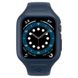 Чохол і ремінець Spigen для Apple Watch (44 mm) 6/SE/5/4 — Liquid Air Pro, Blue (ACS02225) ACS02225 фото 3