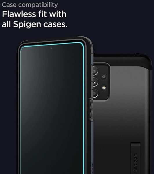 Захисне скло Spigen для Samsung Galaxy A52 Glas.tR AlignMaster (2 шт), Black (AGL03012) AGL03012 фото