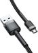 Кабель USB Baseus Cafule Micro 2.4A 1M, Gray+Black (CAMKLF-BG1) 280335 фото 2