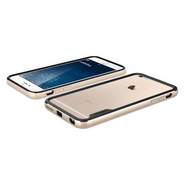 Бампер Spigen для iPhone 6S Plus/6 Plus Neo Hybrid EX Metal, Champagne Gold (SGP11192) SGP11192 фото