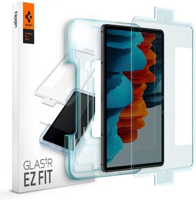 Захисний скло Spigen для Galaxy Tab S7 / S8 EZ FIT GLAS.tR (1 шт), Clear (AGL02032) AGL02032 фото