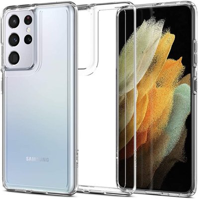 Чехол Spigen для Samsung Galaxy S21 Ultra - Ultra Hybrid, Crystal Clear (ACS02351) ACS02351 фото